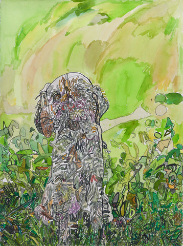 Original  18402 Dog-  Painted in 2018 - 56x76cm (22.0x29.9 inches)