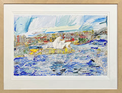 11013 Sydney Opera House - Painted in 2011 --- Print on 24" Canvas ( Print size: 51cmx78cm / 20.0x30.7") or A2 Fine Art Paper (42x59.4cm/ 16.5x23.3") or A1 Fine Art Paper (59.4x84.1cm/ 23.3x 33.1”) or A0 (84.1x118.9cm/33.1x46.8”) - Limited Edition