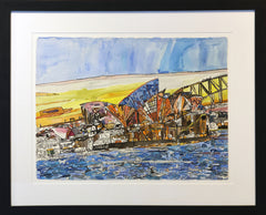 22002 Sydney Opera House and Harbour Bridge - Vivid Festival -----  Painted in 2022 - Print on A2 Fine Art Paper (42x59.4cm/ 16.5x23.3") or A1 Fine Art Paper (59.4x84.1cm/ 23.3x 33.1”) or A0 Fine Art Paper (84.1x118.9cm/33.1x46.8”)