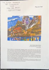 Original 24001 Sydney Opera House -  Painted in 2024 - 56x76cm (22.0x29.9 inches)