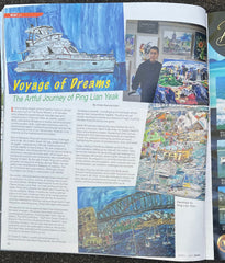 Original 24901 Boat - Painted in 2024 - 60.5x84cm (23.8x31.4 inches)