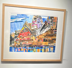Original 24001 Sydney Opera House -  Painted in 2024 - 56x76cm (22.0x29.9 inches)