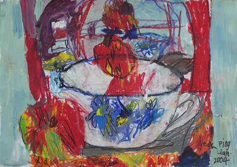 04603 Still Life - Painted at age 10 - Print on A3 Paper - 11.6"x 16.5" (Limited Edition of 100)