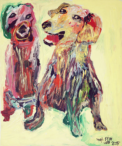 05410 My Dog I - Painted at age 11-Print on A3 Paper (29.7x42.0cm / 11.6"x 16.5")- Limited Edition of 300